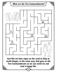 What are the Ten Commandments? Coloring page2